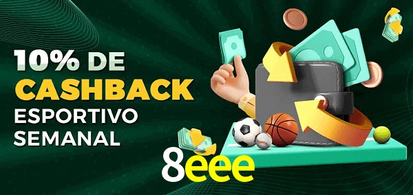 10% de bônus de cashback na 8eee